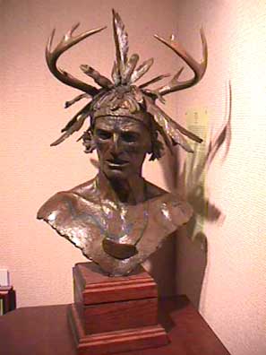 Garakontie bronze by Jud Hartmann